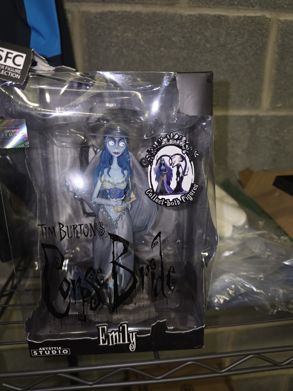 Tim Burton's Corpse Bride Emily Figure - Blue/Grey